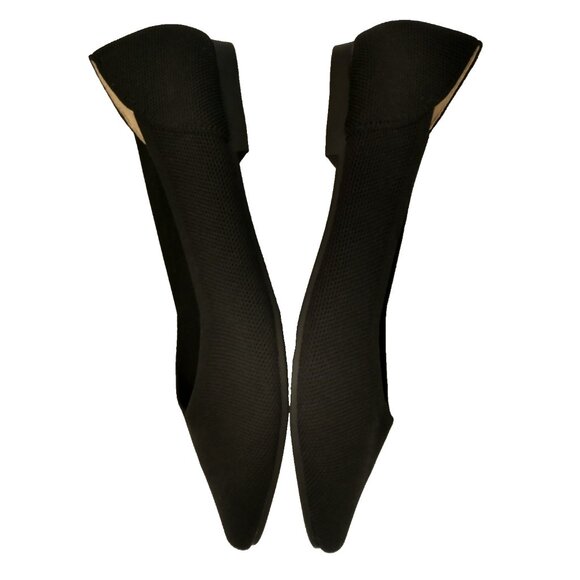 Women's Semwiss Flats Slip Ons Pointed Toe Knit Shoes Black - Size 10 NWOB - Picture 5 of 9